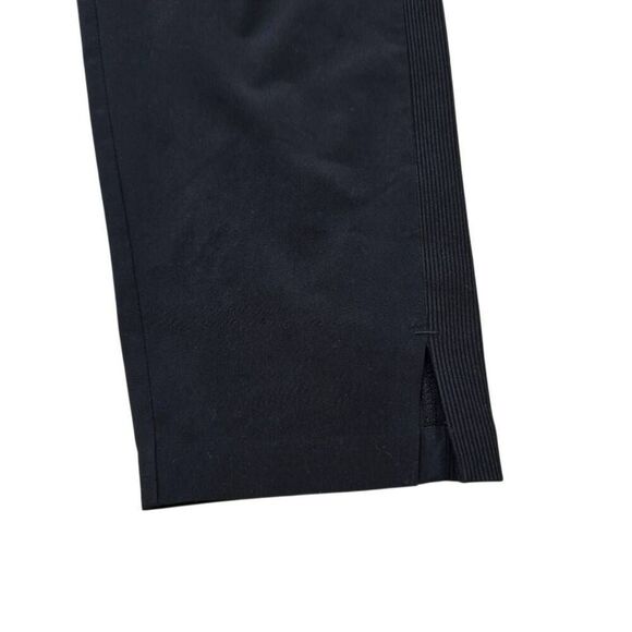 Athleta Brooklyn Ankle Pants Women's 4 Black Slash Pockets Pull On Chic‎ Preppy - Picture 2 of 7